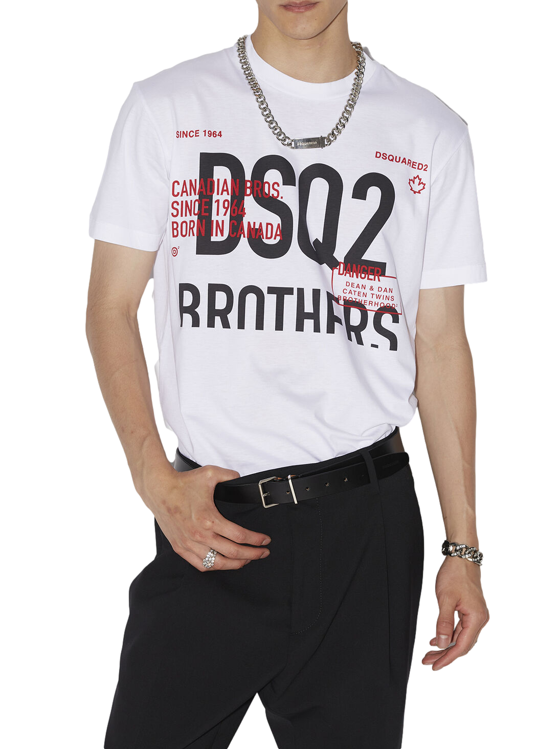 S74GD0992S23009100_1 Dsquared2 Bro Cool T-Shirt - obrazek 1