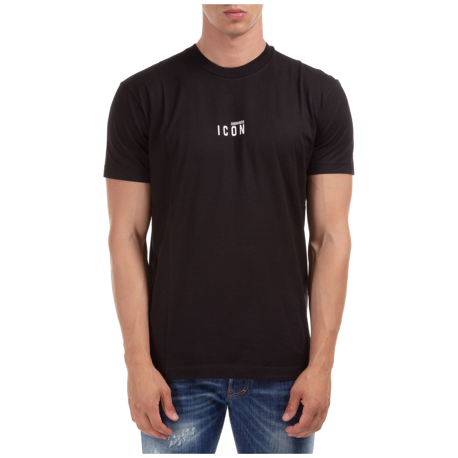 S79GC0010S23009900nero-01 Dsquared2 Mini Icon Herren-T-Shirt in Schwarz – Obrázok 1