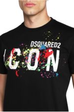 Dsquared2 Icon Splatter Cool T-Shirt - Image 2