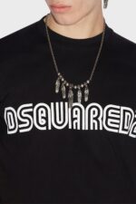 Dsquared2 Logo Outline T-Shirt - Image 2