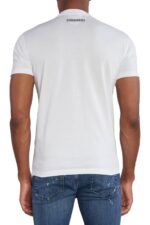 Dsquared2 Ciro’s Pixelated Charm Icon T-Shirt in Weiß - immagine 3