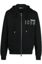 Dsquared2 Kapuzenjacke mit Logoprint