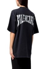 Balenciaga Paris Tropical Unisex-T-Shirt in Schwarz – Bild 2