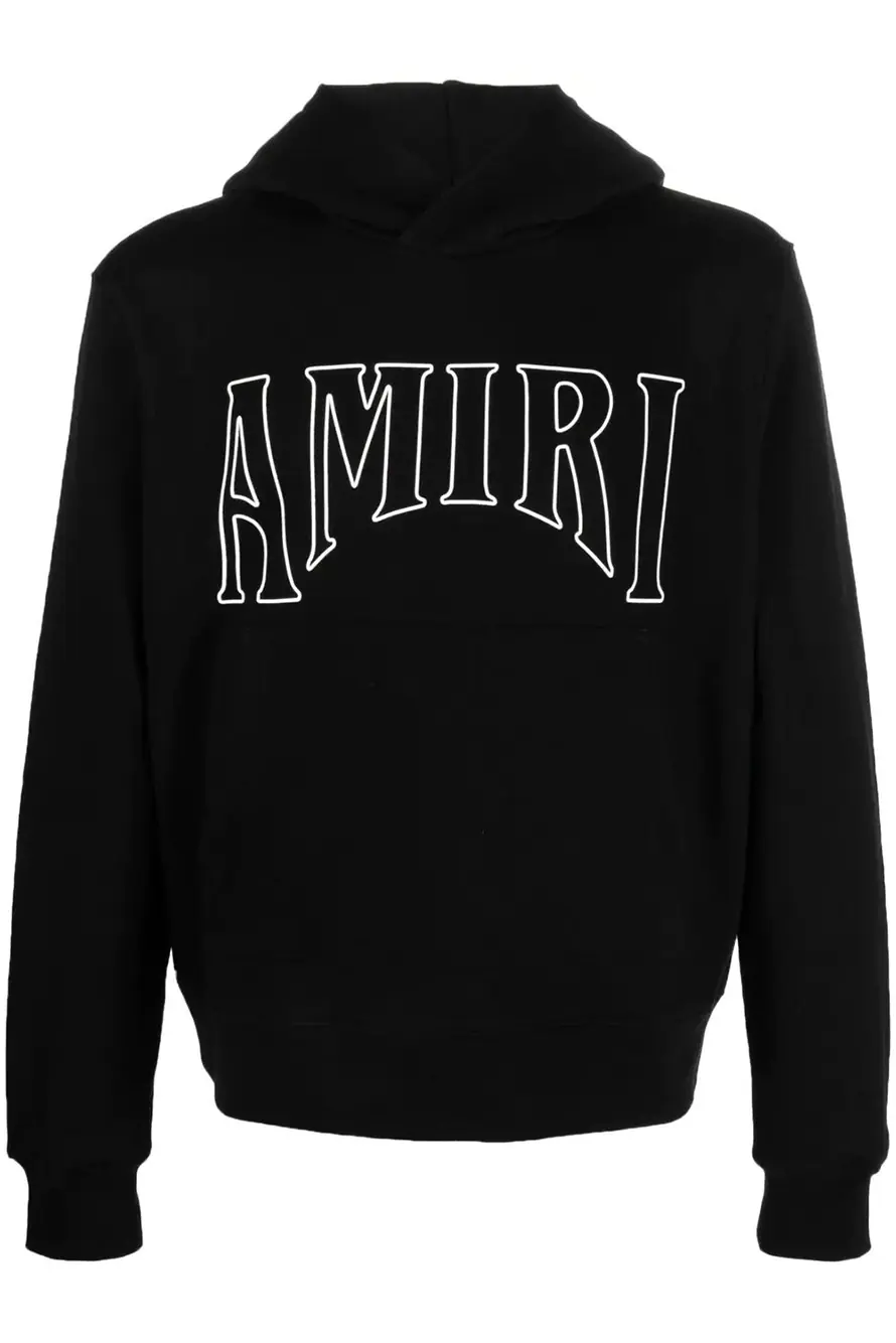 PS23MJL009 001 (1) AMIRI Hoodie mit Logoprint und langen Ärmeln - imagine 1