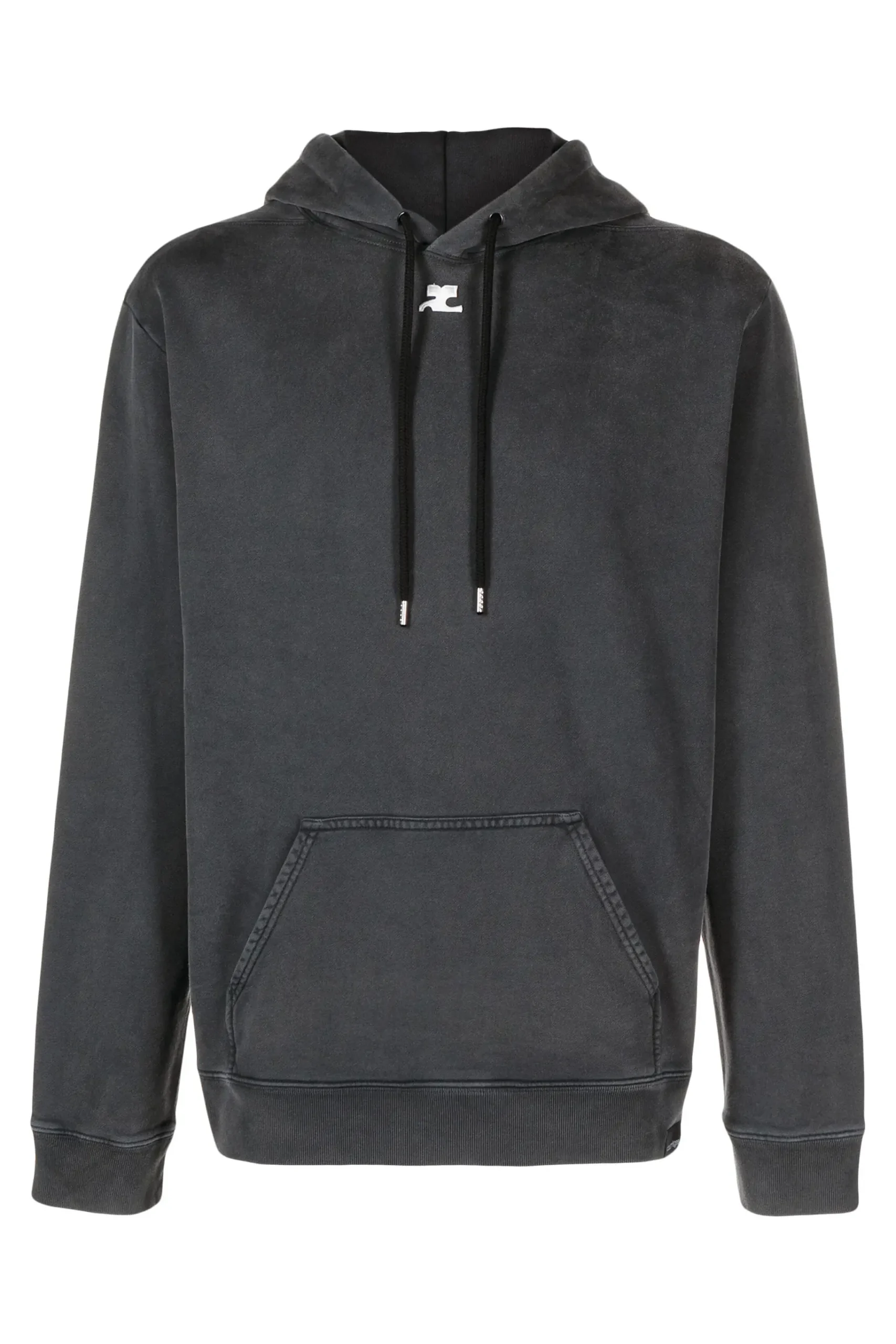 323JHO004JS0098 (1) Courrèges Hoodie mit Stonewash-Effekt - Image 1