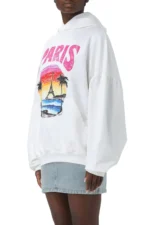 Balenciaga Paris Tropical Baumwollhoodie - imagine 3