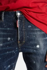 Dsquared2 Cool Guy Jeans mit Dark Moldy Waschung - obrazek 4