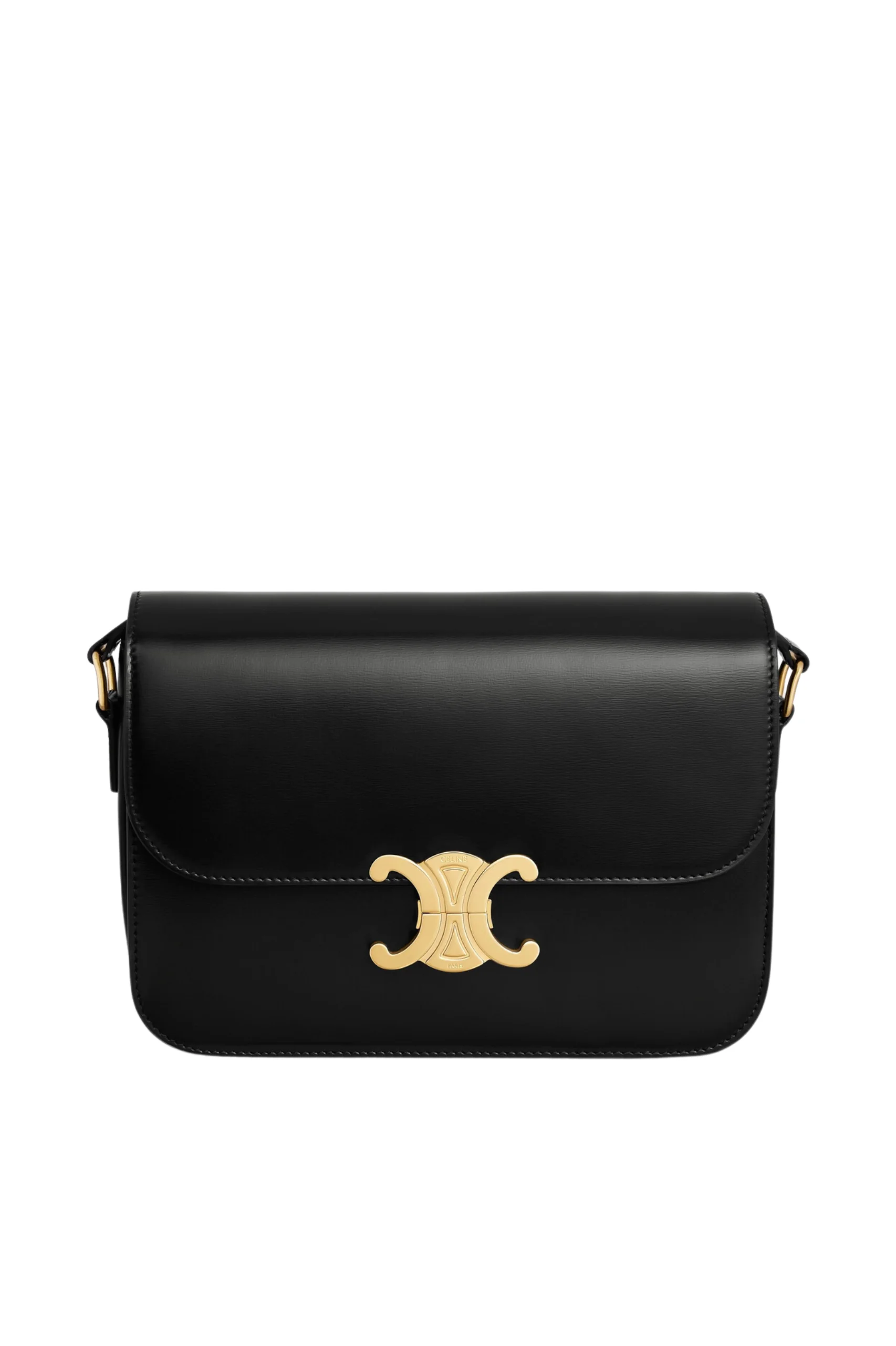 (XXX) 187363BF4.38NO_1 Celine Teen Triomphe Tasche aus glänzendem Kalbsleder - imagine 1