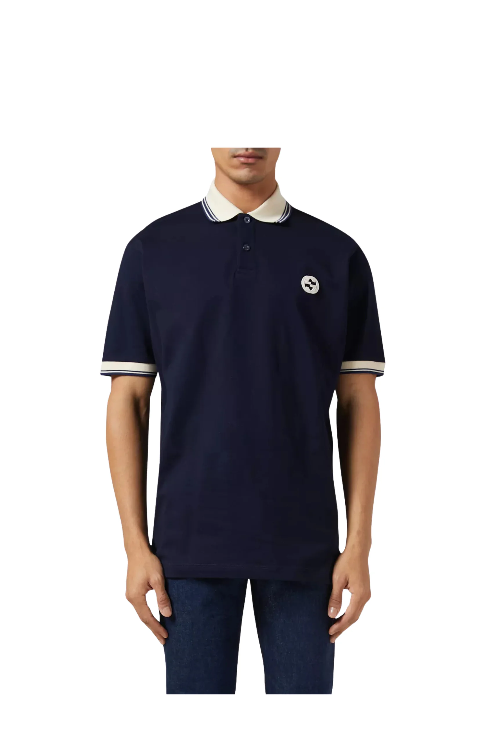 (XXX) 216881078_1 Gucci Interlocking G Poloshirt aus Baumwolle – Bild 1