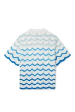 Casablanca Wavy Gradient Häkelhemd - imagine 6
