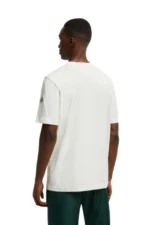Moncler Baumwoll-T-Shirt mit gesticktem Varsity Logo in Weiß - Image 5