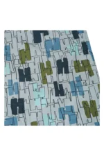 Hermès Coups de Goua’H Herren-Badeshorts in Bleu Givre - Image 4