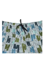 Hermès Coups de Goua’H Herren-Badeshorts in Bleu Givre - Image 5