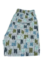 Hermès Coups de Goua’H Herren-Badeshorts in Bleu Givre - Image 6