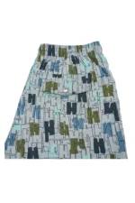 Hermès Coups de Goua’H Herren-Badeshorts in Bleu Givre - Image 7
