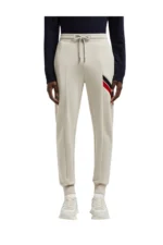 Moncler Baumwoll-Jogginghose mit Trikolore-Details - Imagen 3