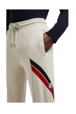 Moncler Baumwoll-Jogginghose mit Trikolore-Details - Imagen 4