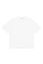 Acne Studios Logo-T-Shirt mit lockerer Passform in optischem Weiß - Image 4