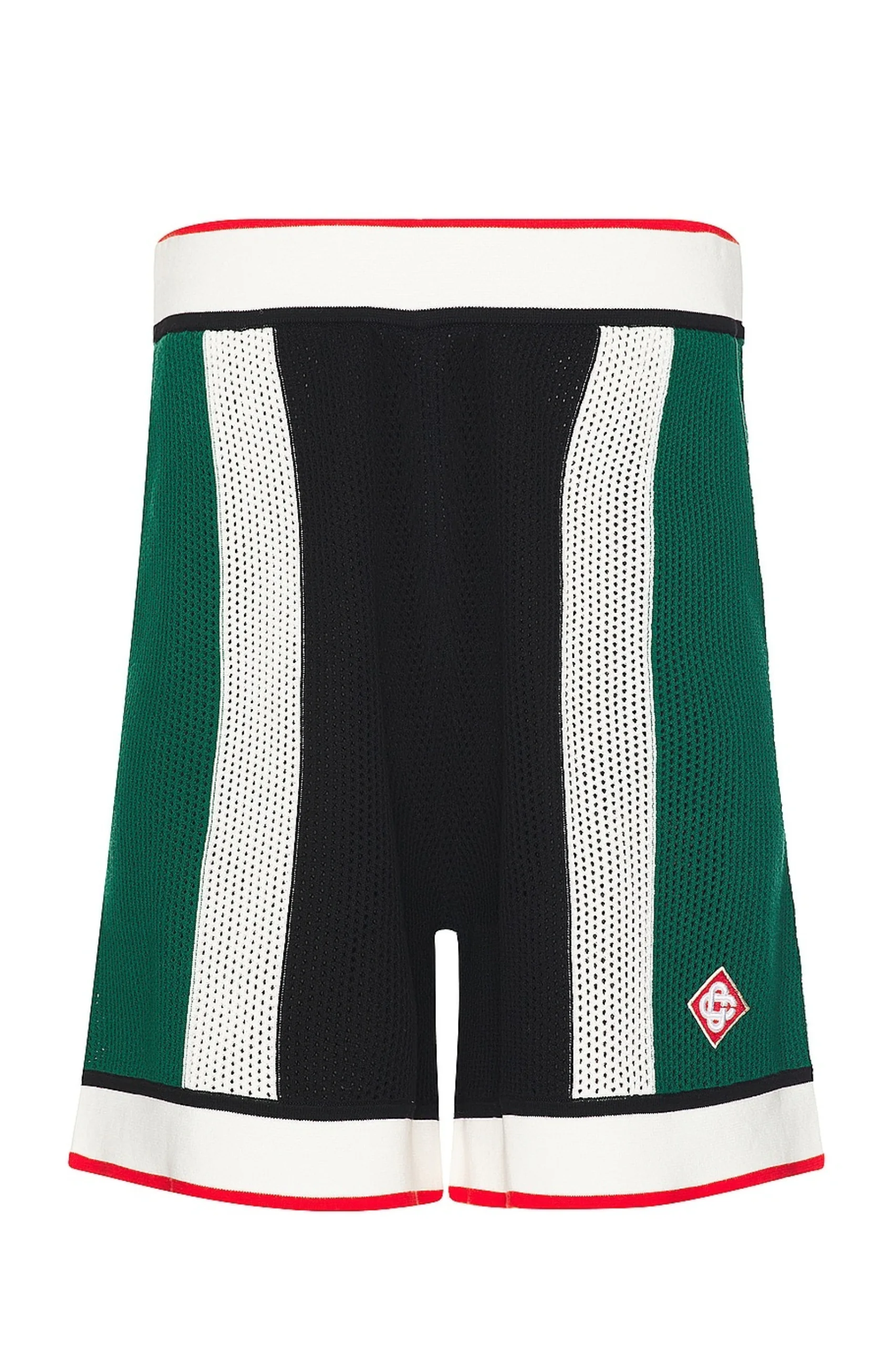 (XXX) MS24-KW-653-01_1 Casablanca gestreifte Meshshorts - Image 1