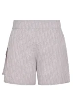 Dior Oblique Badeshorts aus perlfarbenem Funktionscanvas - imagine 6