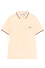 Valentino Poloshirt aus Baumwollpiqué mit VLogo Aufnäher