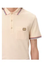 Valentino Poloshirt aus Baumwollpiqué mit VLogo Aufnäher - immagine 4
