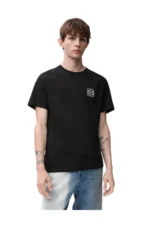 Loewe Baumwoll-T-Shirt mit regulärer Passform in Schwarz – Bild 2