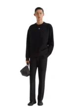 Fendi Baumwoll-Sweatshirt in Schwarz - immagine 4
