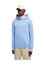 Moncler Baumwollhoodie mit Logoaufnäher in Hellblau - Obrázek 2