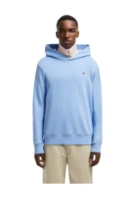 Moncler Baumwollhoodie mit Logoaufnäher in Hellblau - Obrázek 4
