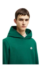 Moncler Baumwollhoodie mit Logoaufnäher – Bild 2