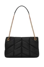 Saint Laurent Puffer Small aus gestepptem Nappaleder, 29 cm - Kép 2