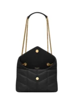 Saint Laurent Toy Puffer aus Lammleder, 22.5 cm - imagine 5