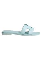 Hermès Oran Sandalen in Bleu Brume - imagine 3