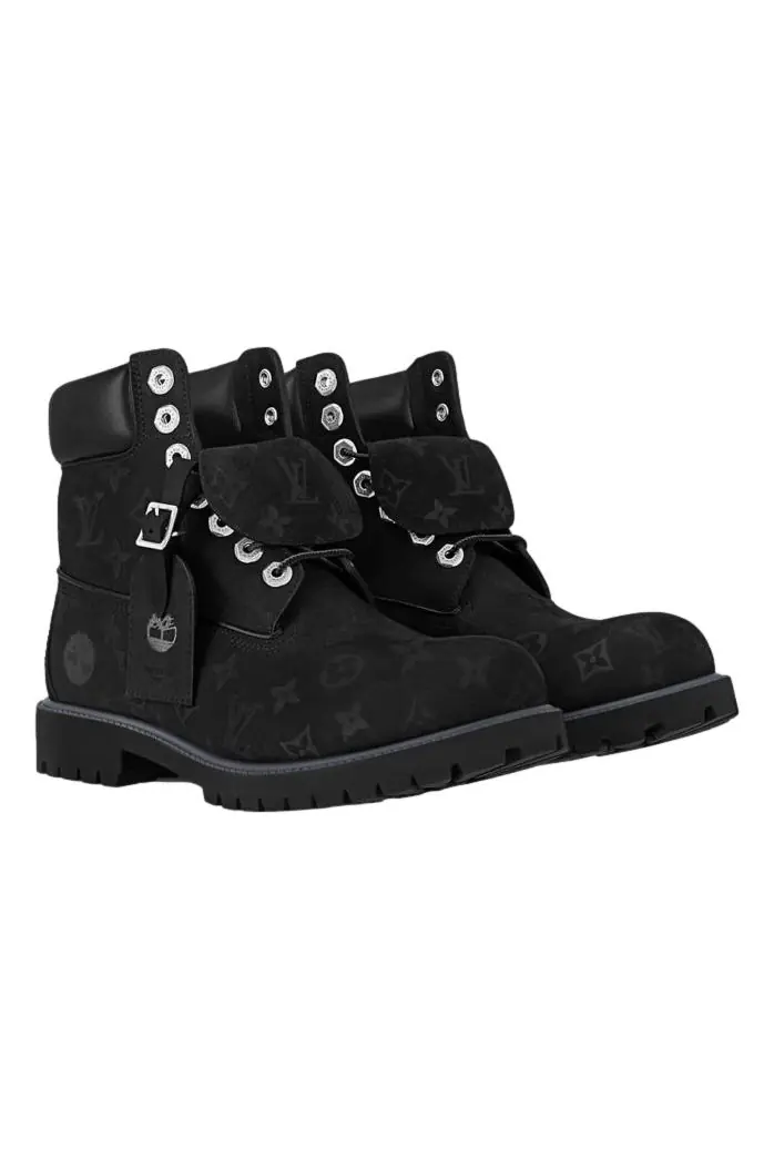 1AD73D_1 Louis Vuitton x Timberland 6-In Stiefeletten in Schwarz - imagine 1