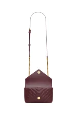Saint Laurent College Mini aus glänzendem Leder - imagine 5