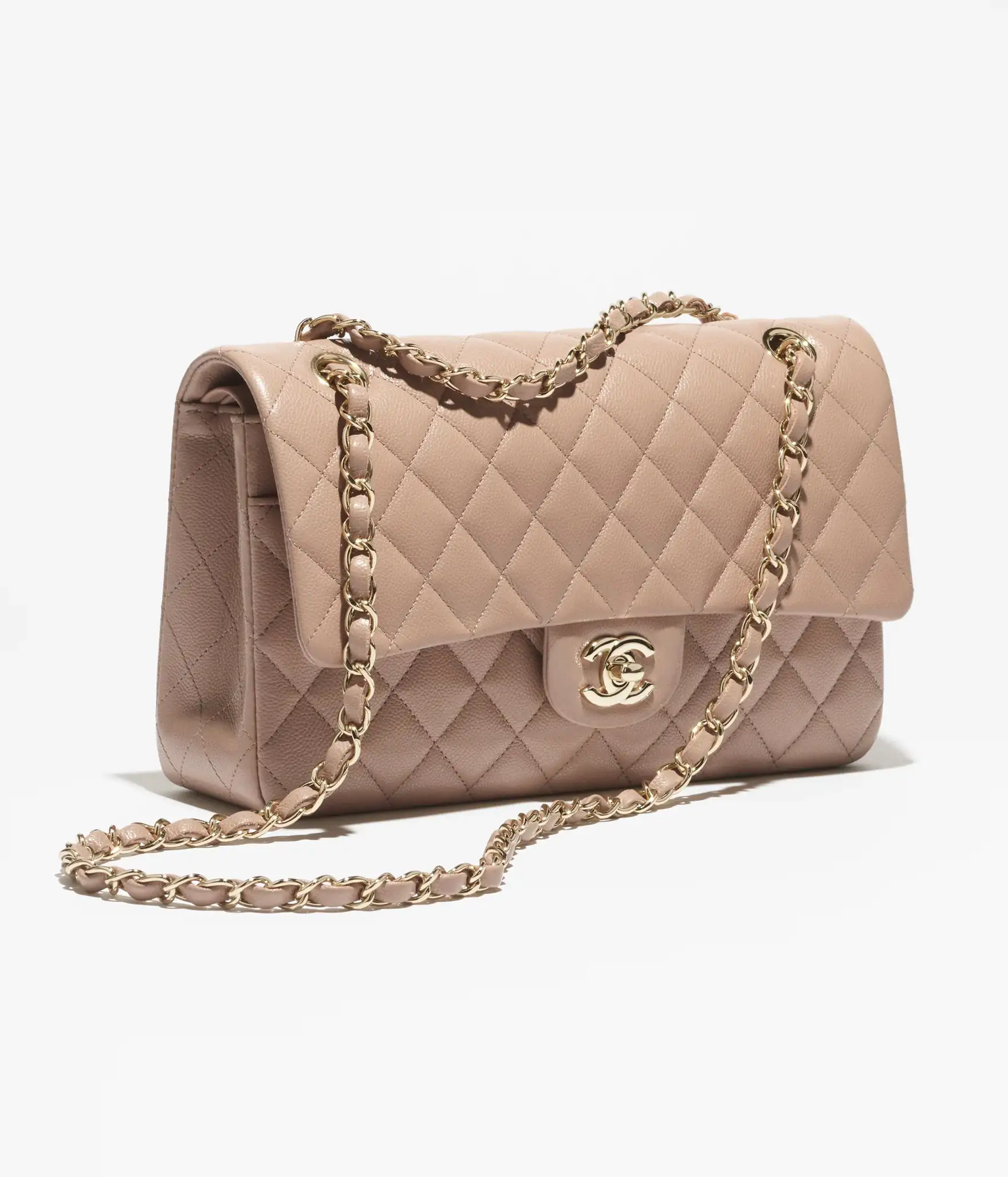 78938673.webp Chanel Classic 11.12 Handtasche – Dunkelbeige – Produktansicht