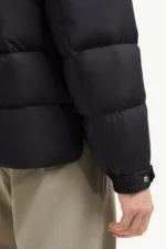 Moncler Cardere Hooded Short Down Jacket Black - Obrázek 7