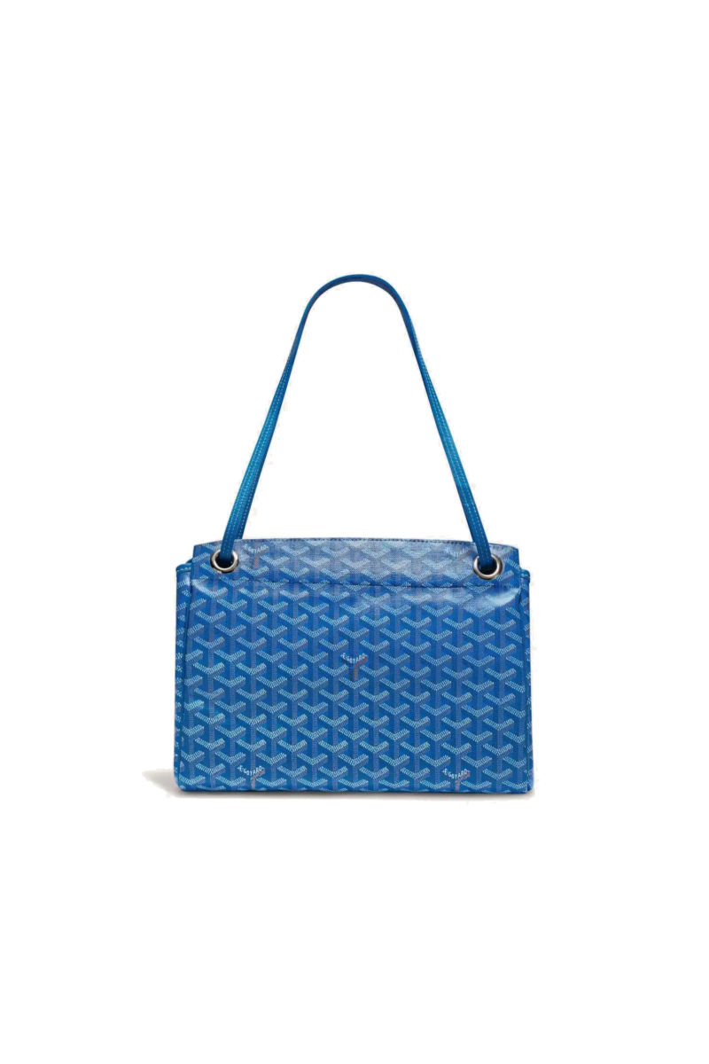 Goyard Rouette Souple PM Schultertasche – Hellblau – Ansicht 4