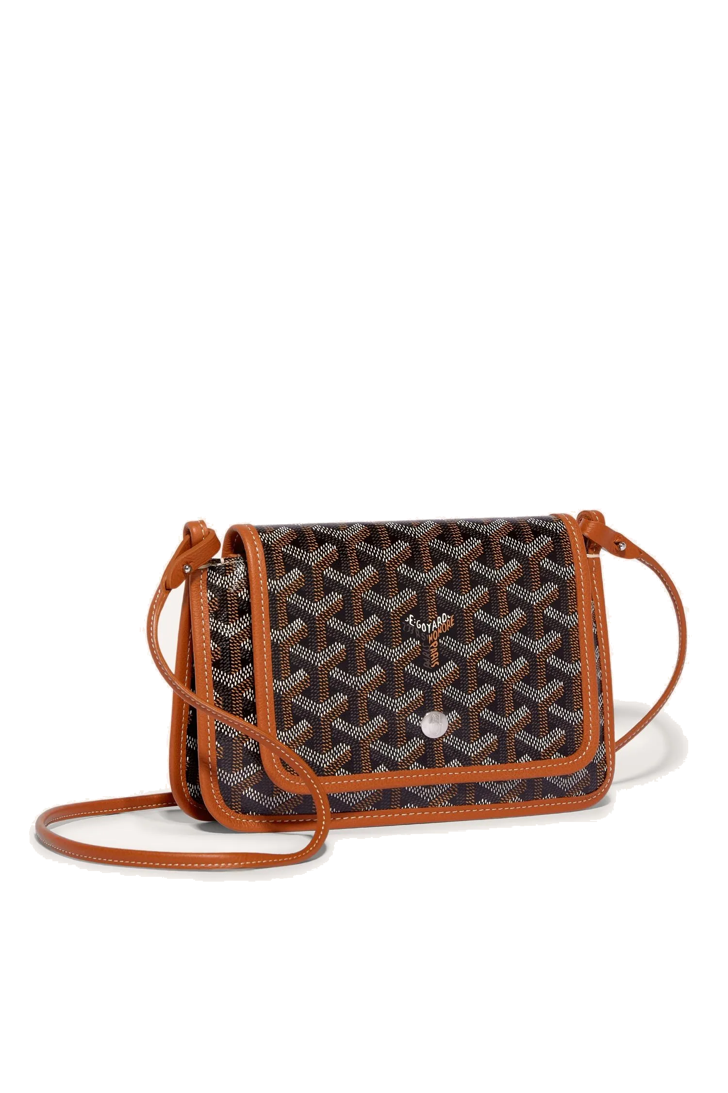 Goyard Plumet Pochette – černá/hnědá – pohled 1