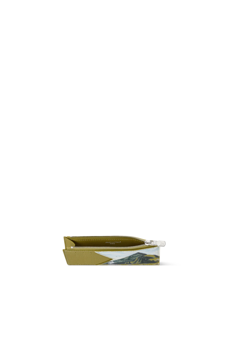 Louis Vuitton Monogram Highlands Coin Card Holder – Grün – Ansicht 3