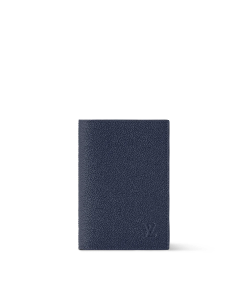 Louis Vuitton LV Aerogram Passport Cover – Marineblau – pohled 1