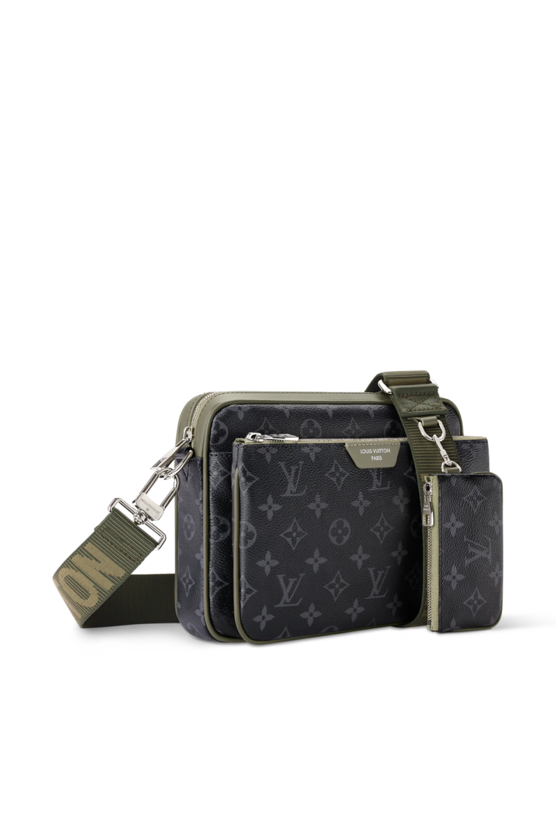 Louis Vuitton Trio Messenger Bag – Monogram Eclipse / Khaki – pohled 2