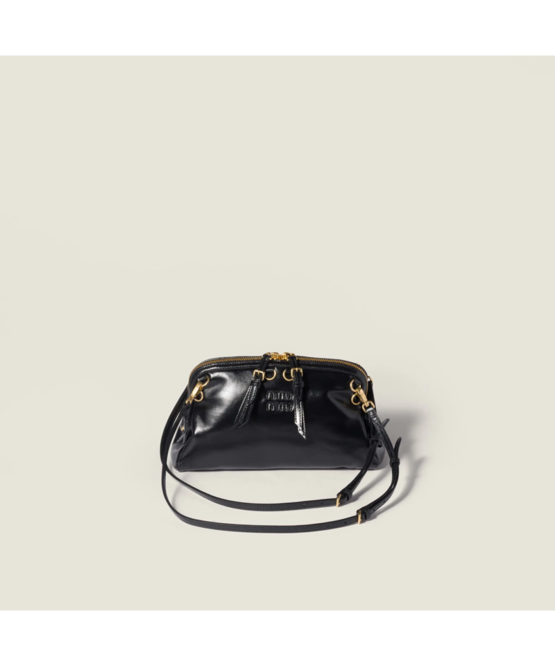 Miu Miu Caprice Clutch – černá