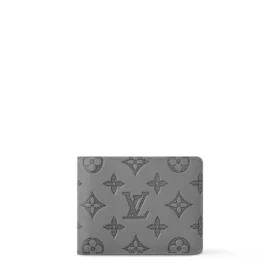 Louis Vuitton Multiple Wallet Monogram Shadow Anthracite Grey