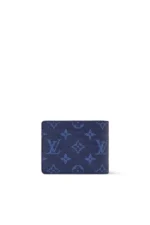 Louis Vuitton Slender Wallet Monogram Heritage Ocean Blue - Obrázek 4