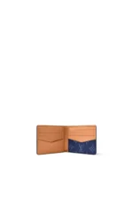Louis Vuitton Slender Wallet Monogram Heritage Ocean Blue - Obrázek 3