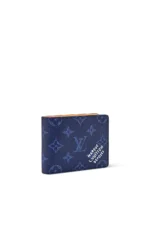 Louis Vuitton Slender Wallet Monogram Heritage Ocean Blue - Obrázek 2