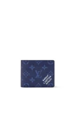 Louis Vuitton Slender Wallet Monogram Heritage Ocean Blue