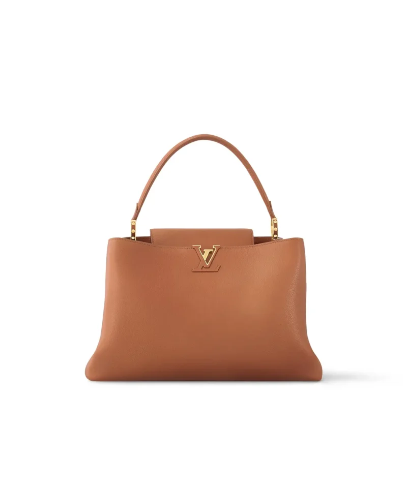 Louis Vuitton Capucines GM Souple – Cognac – Vorderansicht